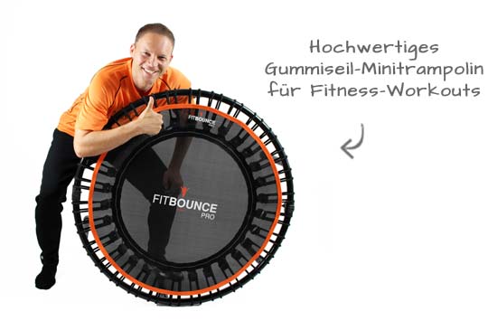 Gummiseil-Minitrampolin Fit Bounce Pro